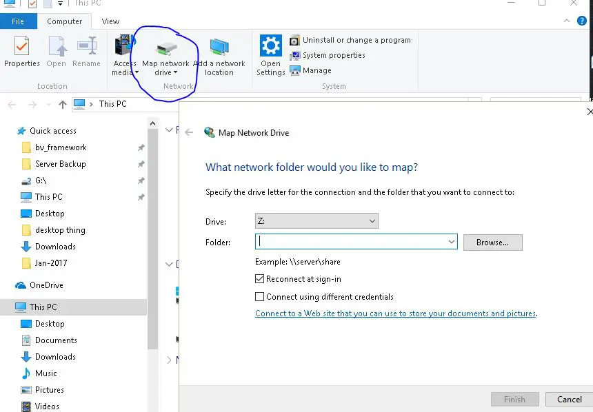 Samba Windows share