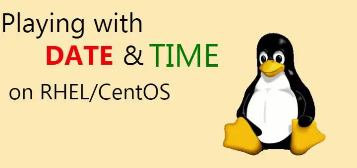 how to change date in linux