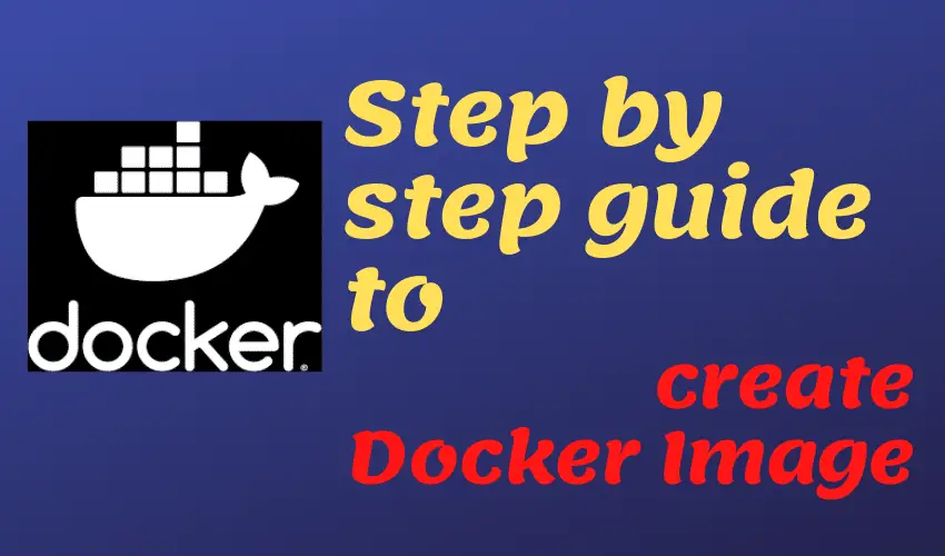 how to create a docker image