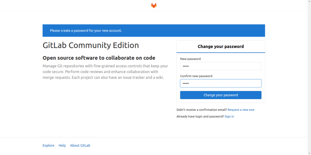 install gitlab