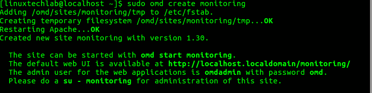 Install omd on centos 6