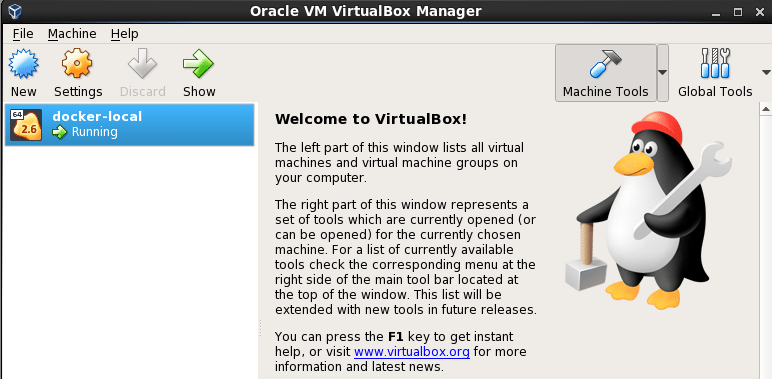docker machine with virtualbox