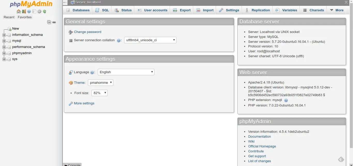 ubuntu install phpmyadmin apache