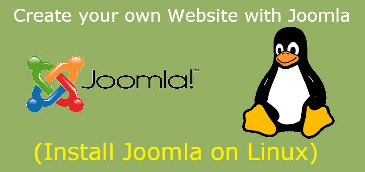 Create your own Website with Joomla (Install Joomla on Linux
