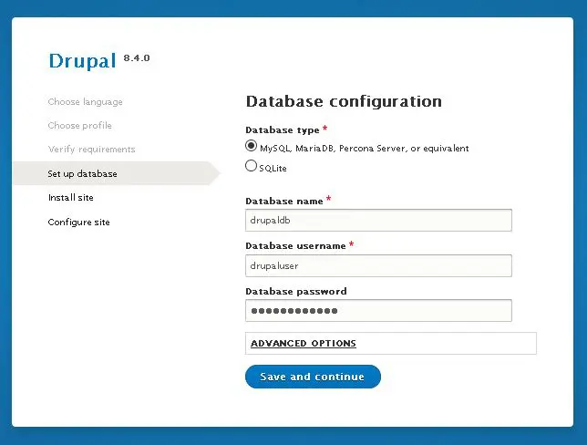 install drupal