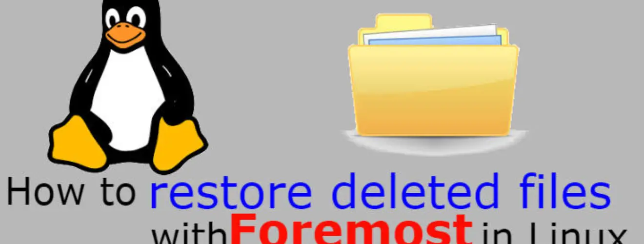 Linux restore deleted files
