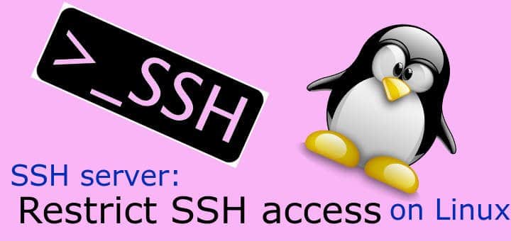 restrict ssh access
