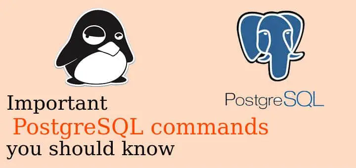 PostgreSQL commands