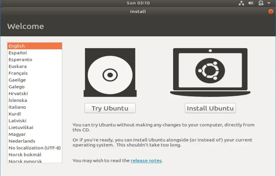 dual boot ubuntu