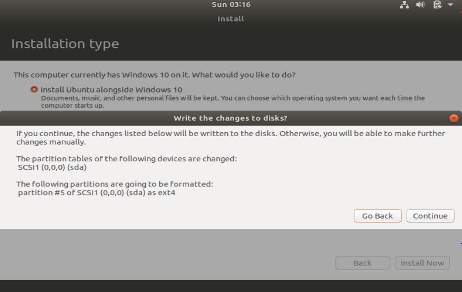 dual boot ubuntu