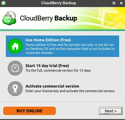 cloudberry backup s3 folders