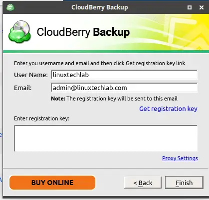 cloudberry backup to s3