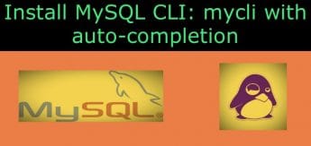 Install MySQL CLI