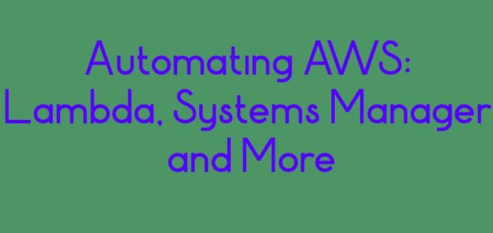Automating AWS