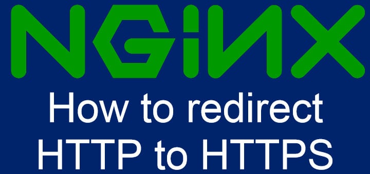 redirect http to https in nginx