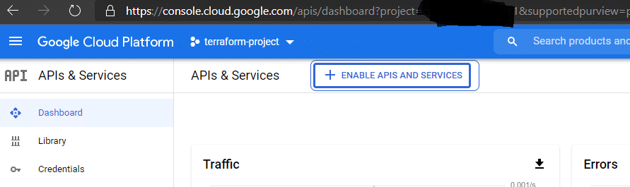 terraform for google cloud