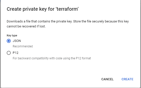 terraform for google cloud
