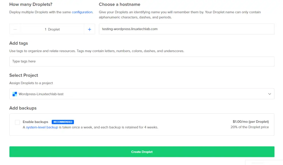 create wordpress website