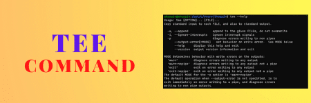 TEE command in Linux