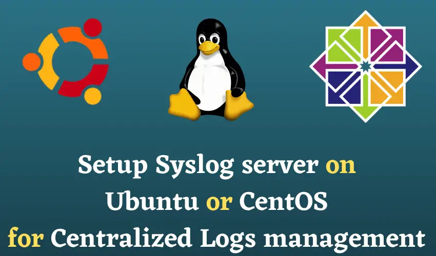 setup syslog server on Ubuntu