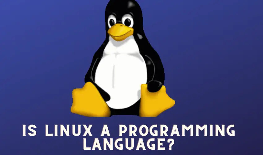 is Linux a Programming Language