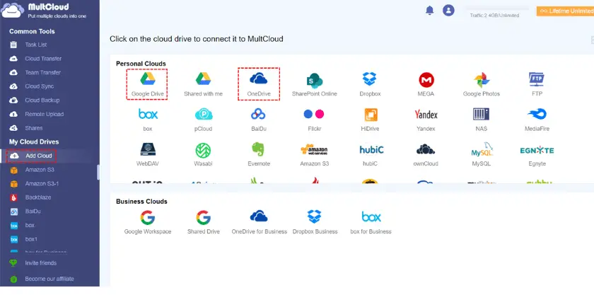 Cloud to Cloud Backup 